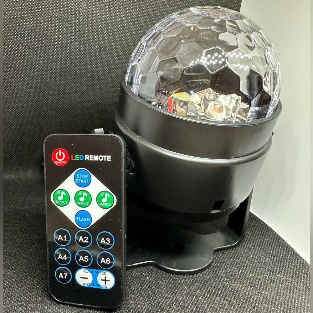 Strobe Lights for Parties,Sound Activated Disco Ball Lights with Remote,2 Packs
